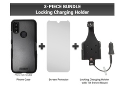 [PC-CON3-C6930] Kyocera C6930 DuraSport 5G Vehicle Charging Mount with Key Lock (3-Piece Bundle) by Wireless ProTech PC-CON3-C6930