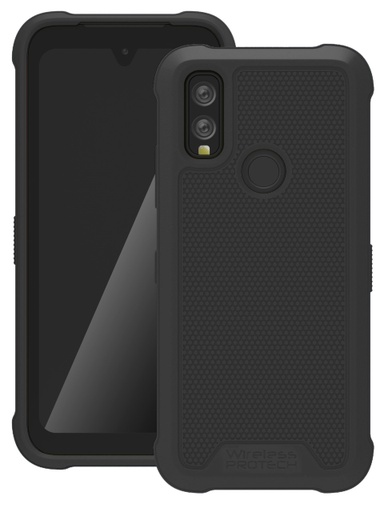 [PT-TPU-KY-C6930-BKK] Kyocera DuraSport 5G Protective Flex Skin TPU Phone Case (Black) by Wireless ProTech PT-TPU-KY-C6930-BKK