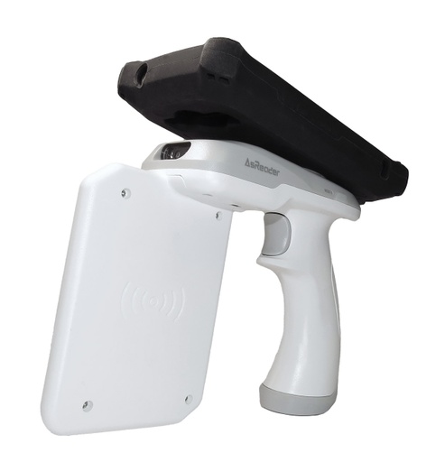 [ASR-KDFP3-L251G-BND] ASR-L251G-23 Gun-Type UHF RFID Reader/Writer 1D/2D Barcode Scanner with Case for Kyocera E7200 DuraForce PRO 3 (Bundle) by AsReader ASR-KDFP3-L251G-BND